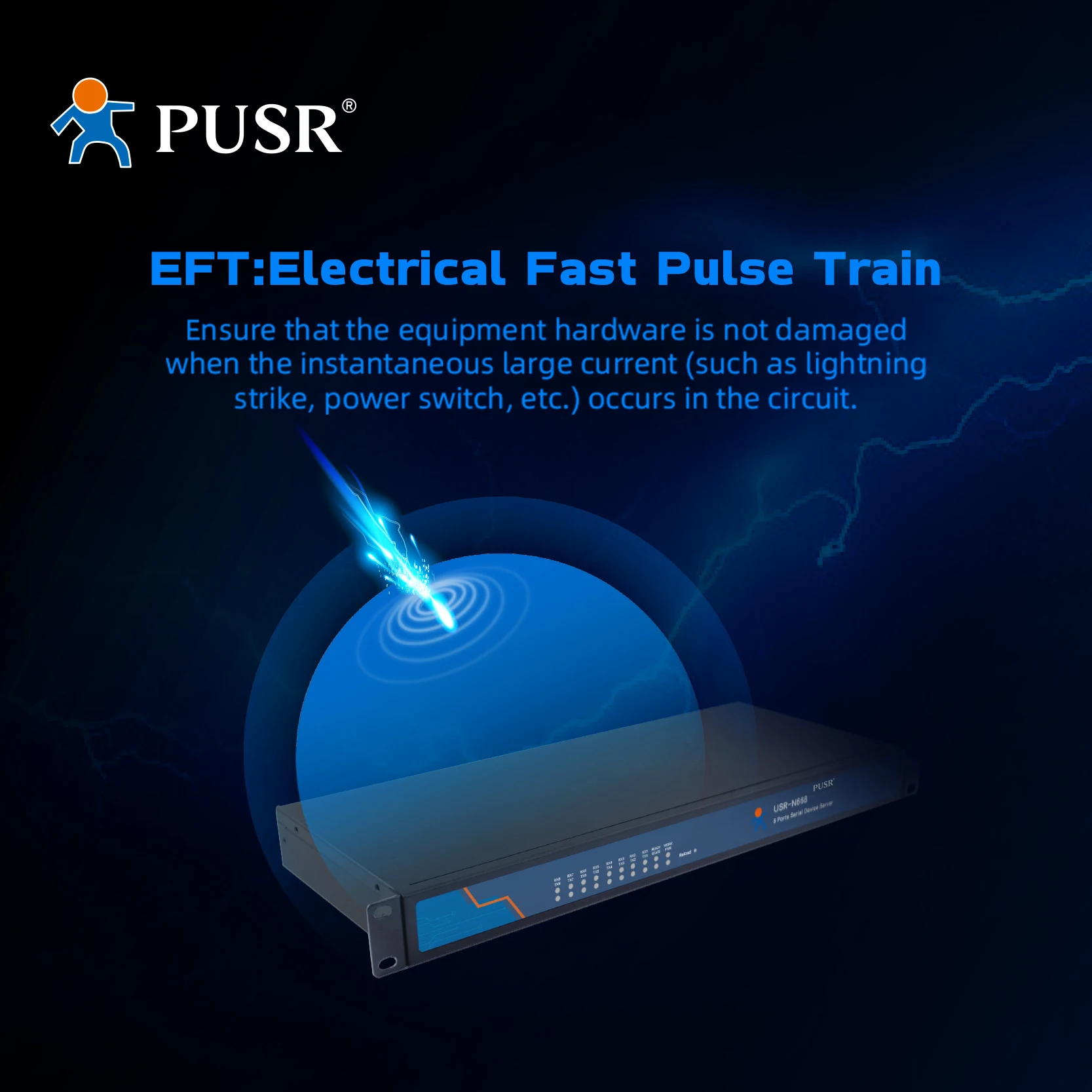 USR-N668 Industrial 8 portas seriais RS232 RS485 RS422 RJ45 para conversor ethernet Com SSL/TLS