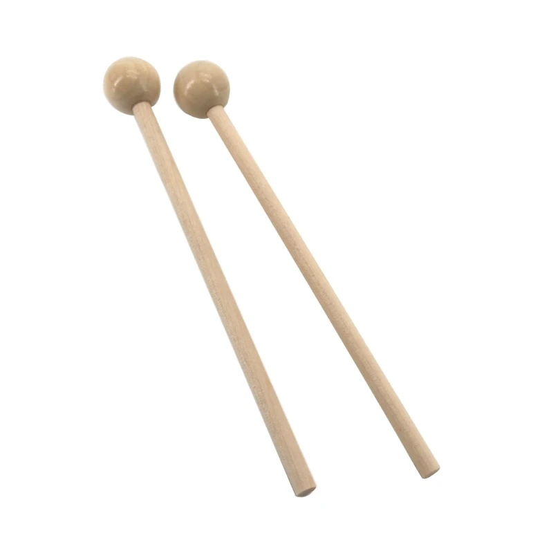 2pcs Ethereal Drumstick Round Head Drum Sticks Hammers Percussion Mallets