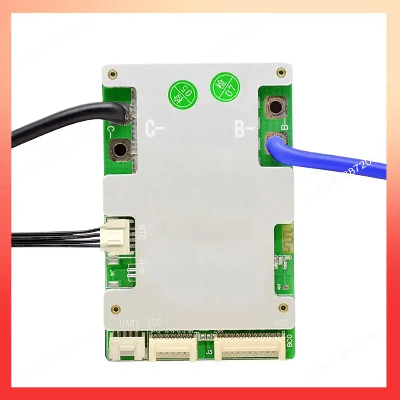 ABNR Built-In Bluetooth Smart 10-17 Series Lithium Battery Protection Board 40A Ternary Same Port Protection Board