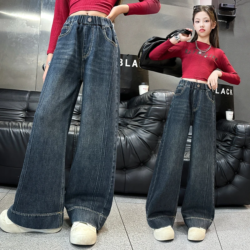 

2025 Spring and Autumn 4-bar Leather Standard Jeans Jeans Fashionable Slim Fit High Quality High Quality