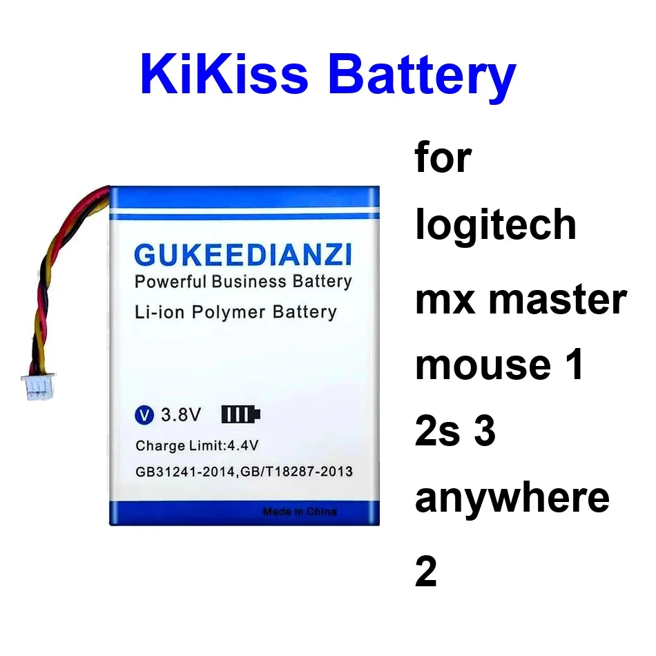 

Аккумулятор премиум-класса 533-000088 M-RO052 800-1050 мАч для мыши Logitech MX Master 1 2S 3 Anywhere 2