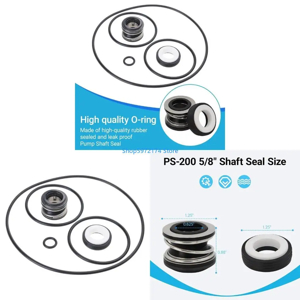 Y3NB Pool Pumps Maintenance Includes Seal and O Rings for Long Lastings Use