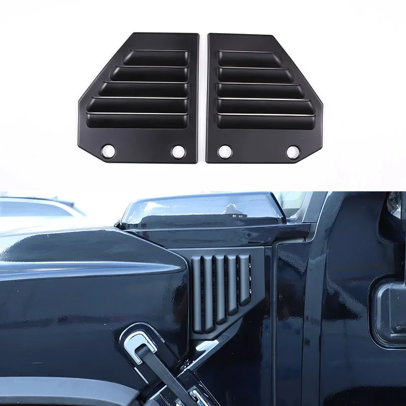 

Для Hummer H2 SUT SUV 2003-2009: Накладки на боковые воздухозаборники из АБС-пластика, аксессуары, декоративные накладки на воздухозаборник капота, элементы тюнинга автомобиля