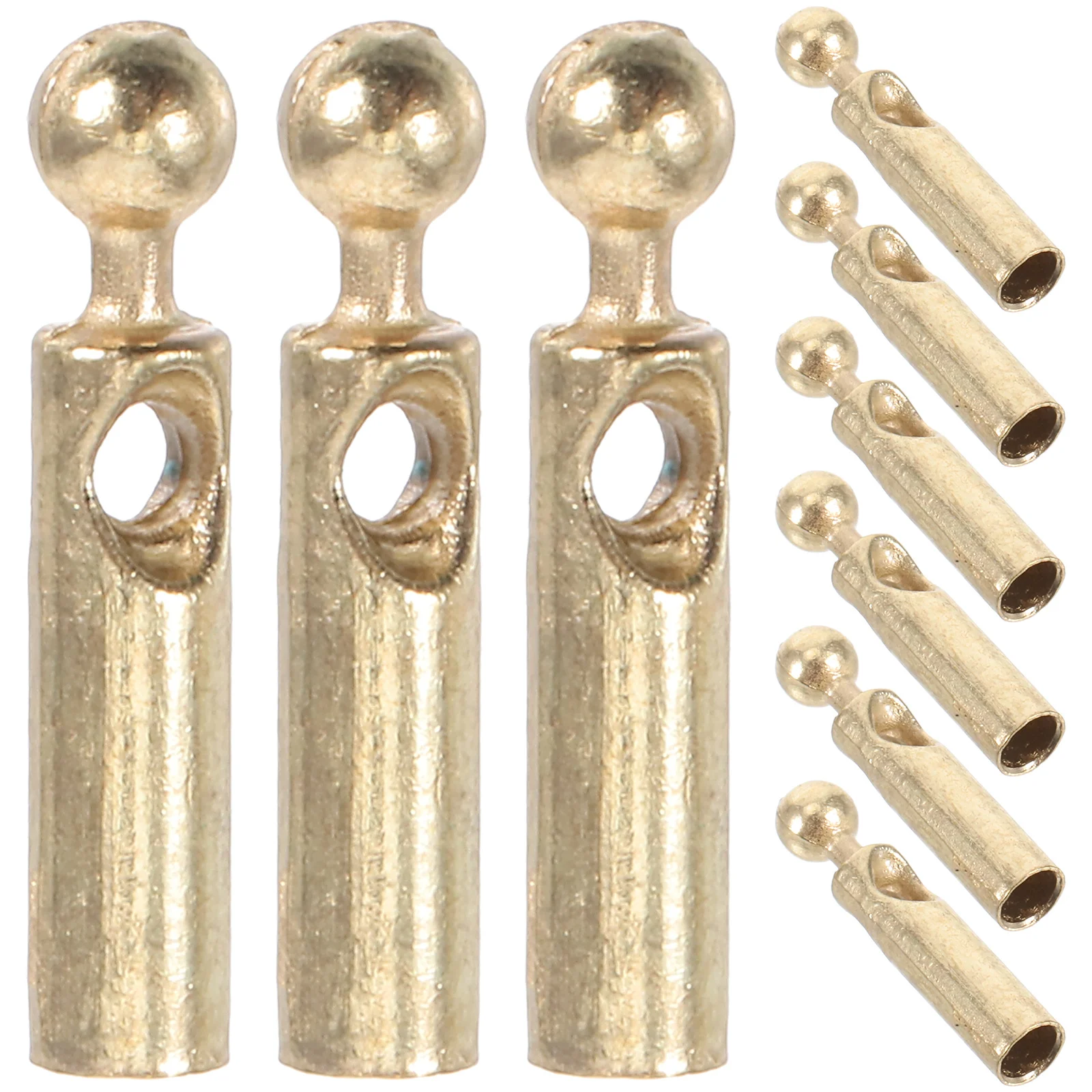 

10Pcs Umbrella Tail Beads Metal Repair Replacement Folding Umbrella Bone Cover Components Tail Head Maintenance Accessories