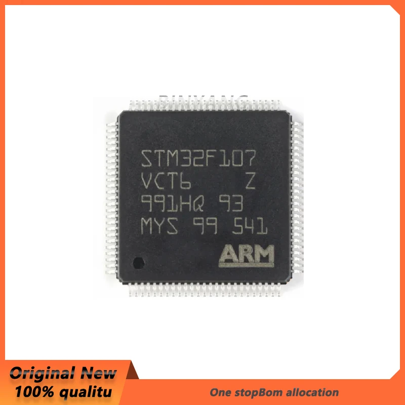 IC mcu LQFP-64オリジナル,stm32f107vct6,stm32f107,1-10個,新品