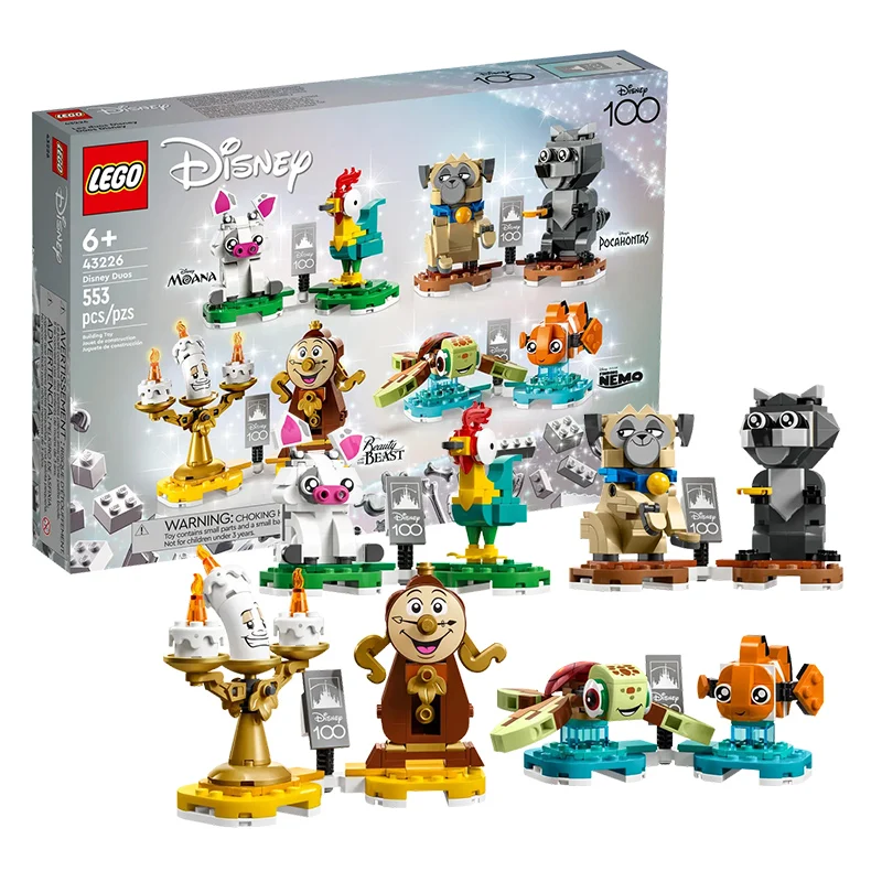 LEGO Building Blocks 43226 Disney Princess Duo Boys and Girls Assemble Blocks Puzzle Toy Gift
