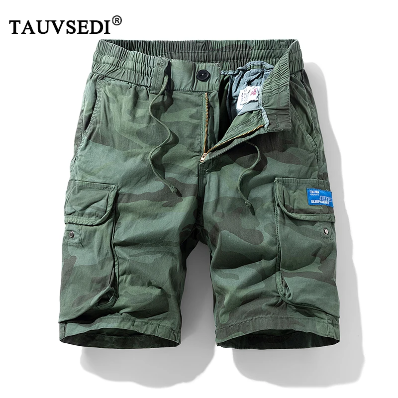

Summer Men Cotton Cargo Camouflage Shorts Mens Jogging Sport Casual Shorts Male Streetwear Outdoor Fashion Shorts Pants Trousers