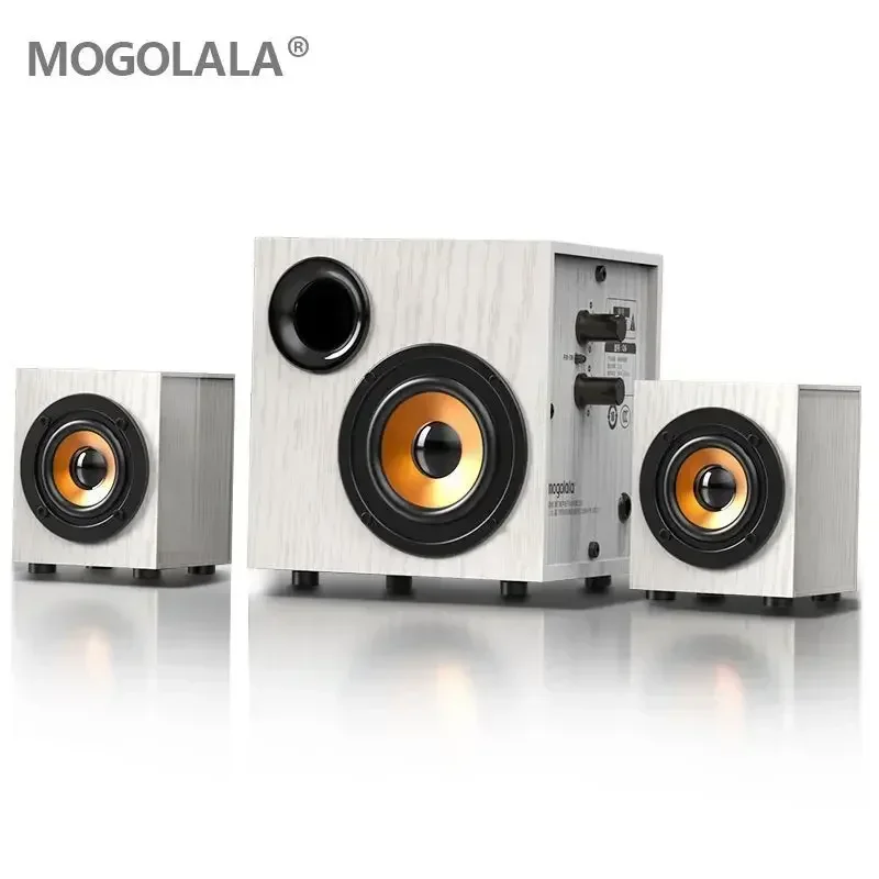 

Desktop Sound Box Wooden Music Box 2.1 Wired TV/PC Caixa De Som Bluetooth Speakers Super Bass Subwoofer High Volume Home Theater