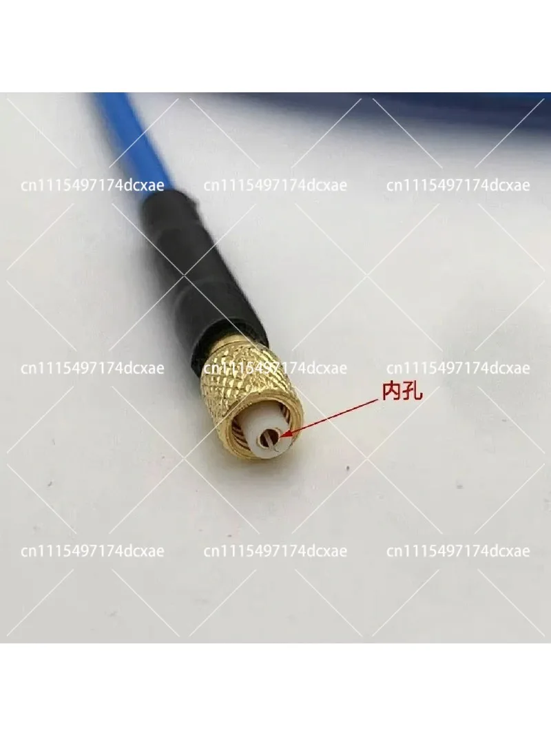 2mm Heat-Resistant Copper Plated Silver Wire Low Noise BNC to 5-44 M3 Sensor Connection Cable
