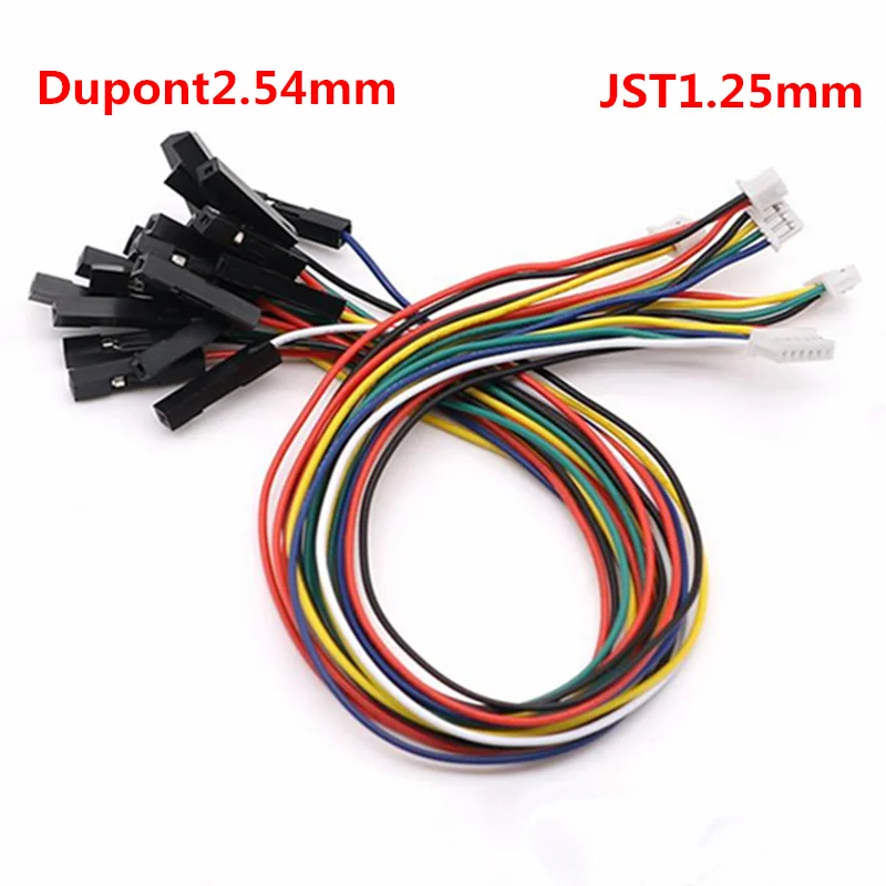 SH1.0/JST1.25/ZH1.5/PH2.0/XH2.54 to Dupont 2.54 Connecter Female Dupont Line 20cm Electronic Extension Wire Conversion Cable