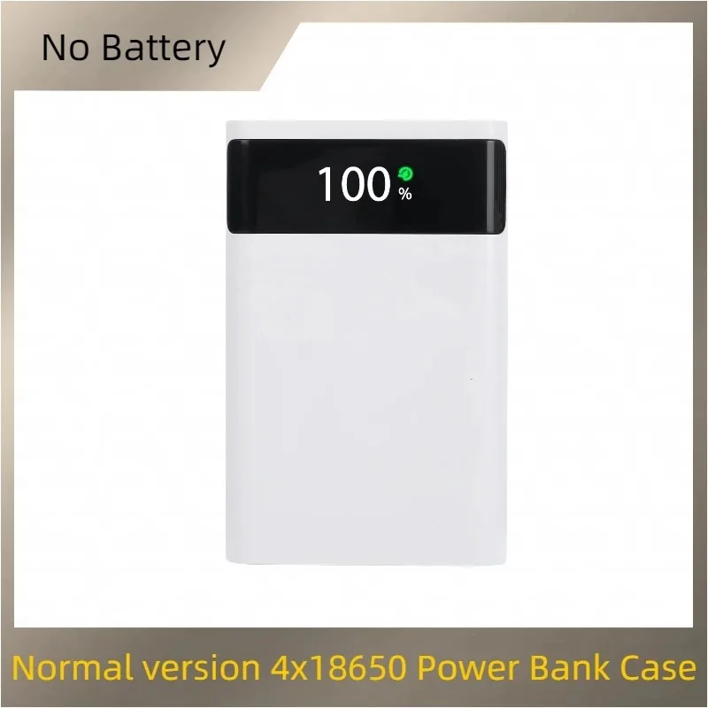Ohne Batterien 18650 Akku DIY Powerbank-Gehäuse Lade- und Aufbewahrungsbox 5V Dual USB Typ C Halter PD QC3.0 Schnellladung für Smartphone