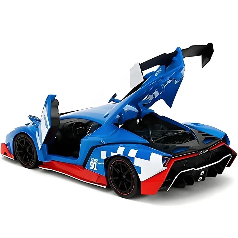 JADA 1:24 Veneno Supercar Alloy Car Diecasts & Toy Vehicles Car Model Miniature Scale Model Car For Children