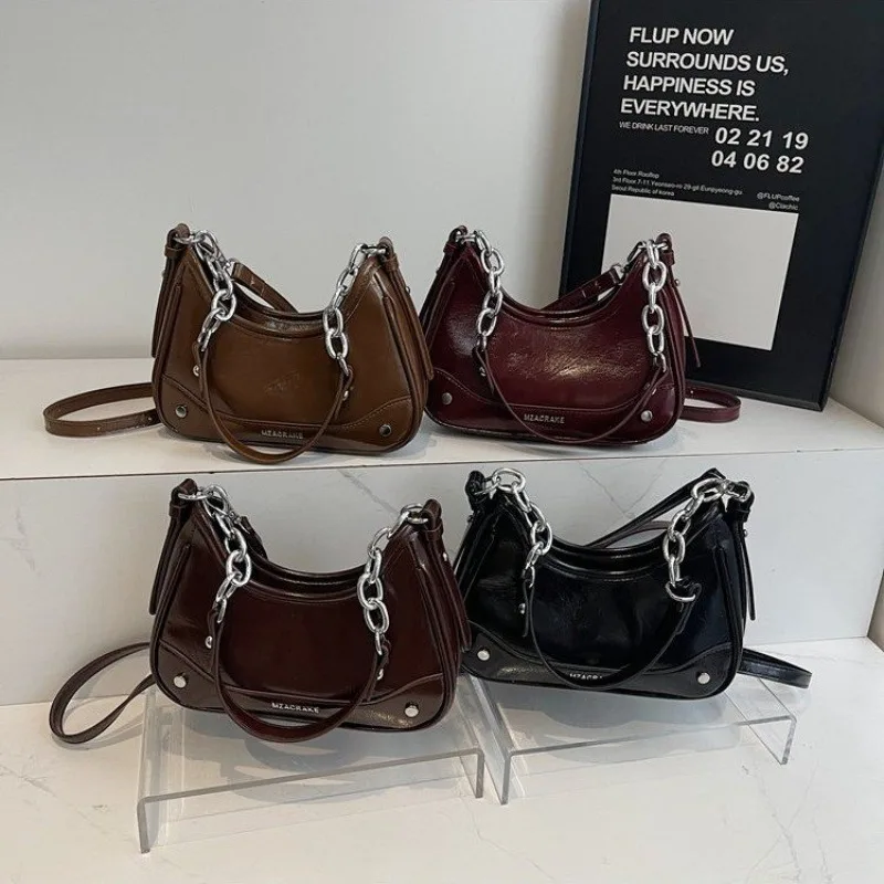 

Best Superstar Diaper Bag Elegant Leather Shoulder Bag Women Casual Simple Retro Original High End Crossbody Purse