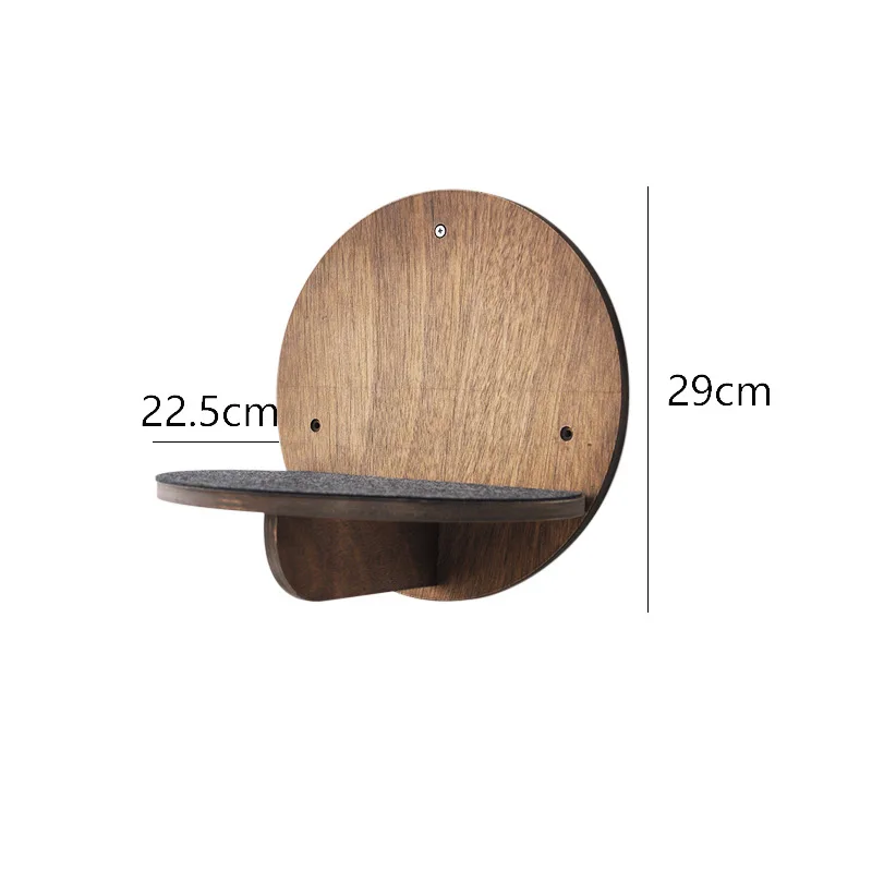 Cat Wall Wooden Furniture Cat Climbing Shelf Wall Mounted Scratching Furniture