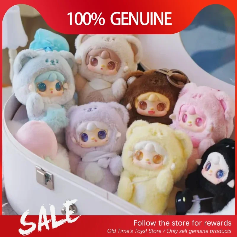 

Genuine Yooki Take A Bite Of Bear Series Blind Box Cute Plush Yooki Desktop Ornamen Surprise Mystery Birthday Girls Gift