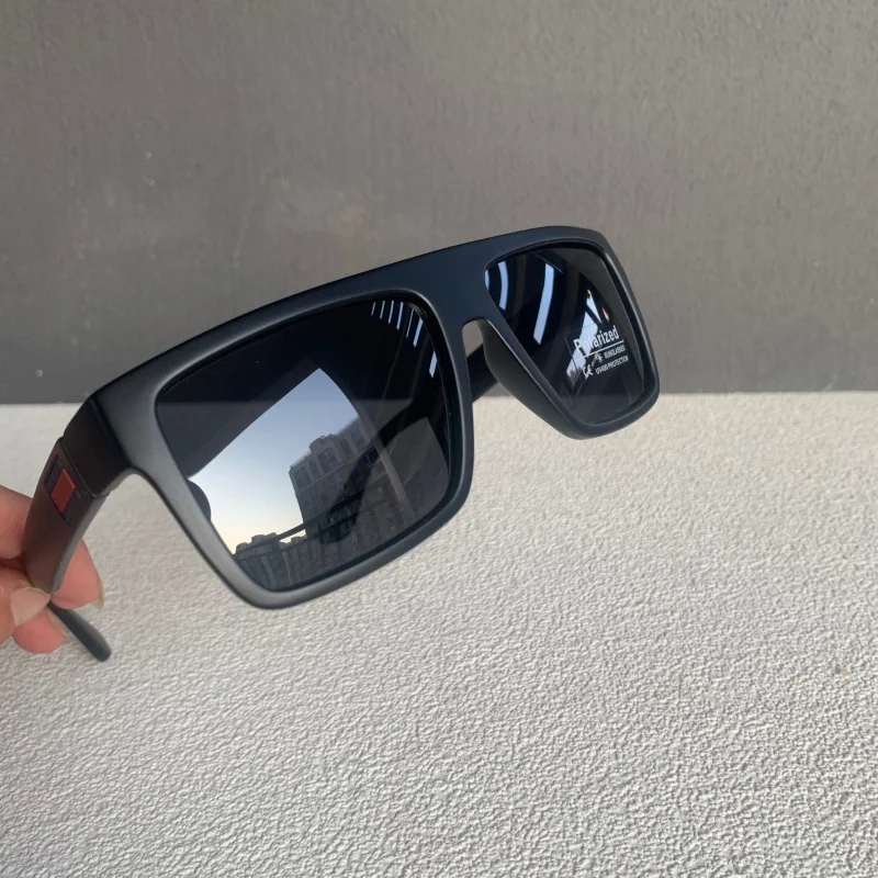 

Vintage Mens Polarized Sunglasses Outdoor Driving Fishing Sun Glasses Man Square Luxury Designer Shades Black Brown Gray Eyewear