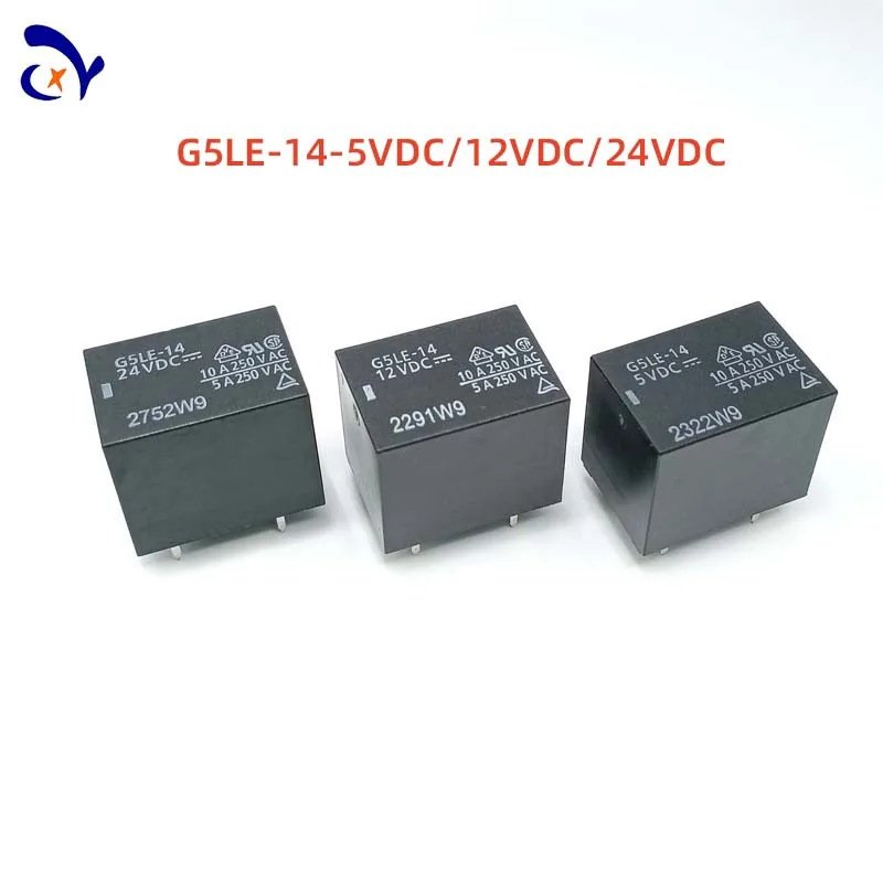 5PCS Relay G5LE-14-5VDC 12VDC 24VDC DC12V DC24V 5-pin T73 10A