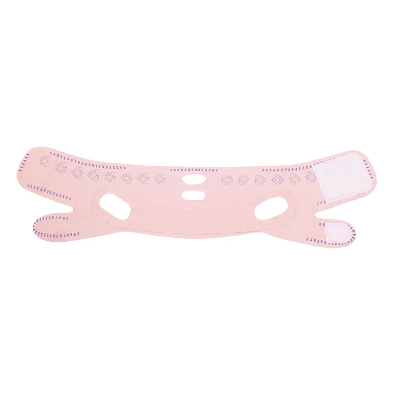 Dubbellaagse V-Face-liftband voor dag en nacht Gezichtsafslanken Verstevigende contouren Compressie Verstelbare comfortondersteuning