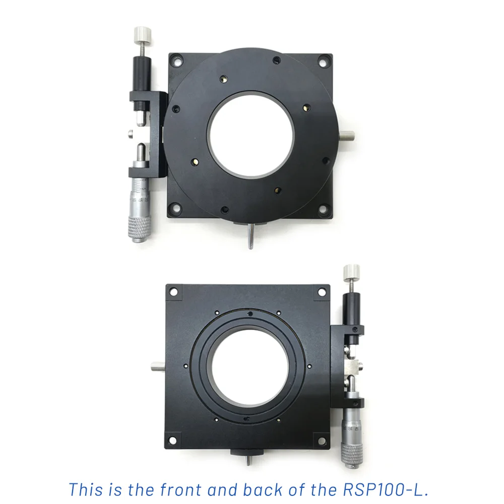 R Axis 60mm Manual 360 Degree Heavy Load Rotary Sliding Table Micrometer Precision Adjust Angle Platform Optical RSP60-L