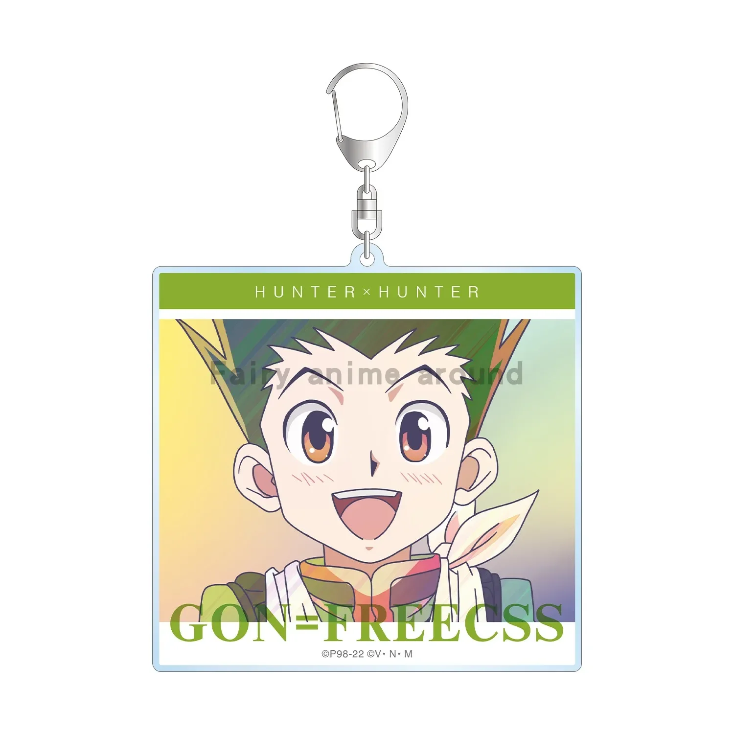 Anime Keychain Doll Curarpikt Leorio Gon Freecss Yellmi Killua Zoldyck Acrylic Keyring Pendant for Gift