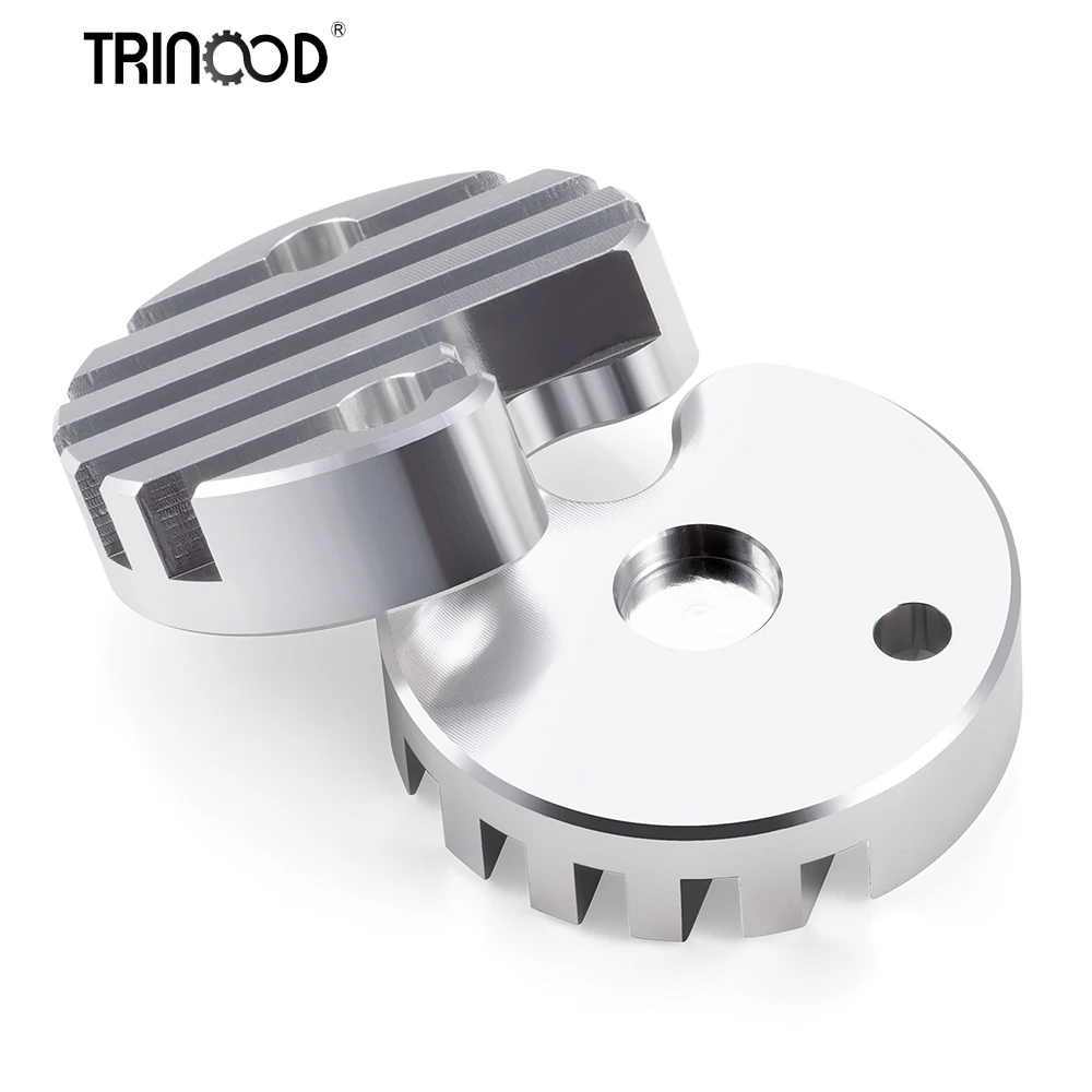 

TRINOOD Silver/Black/Red Motor Cover for 1/10 Rc Car Tamiya Clod Buster Monster Trucks Upgrade Parts