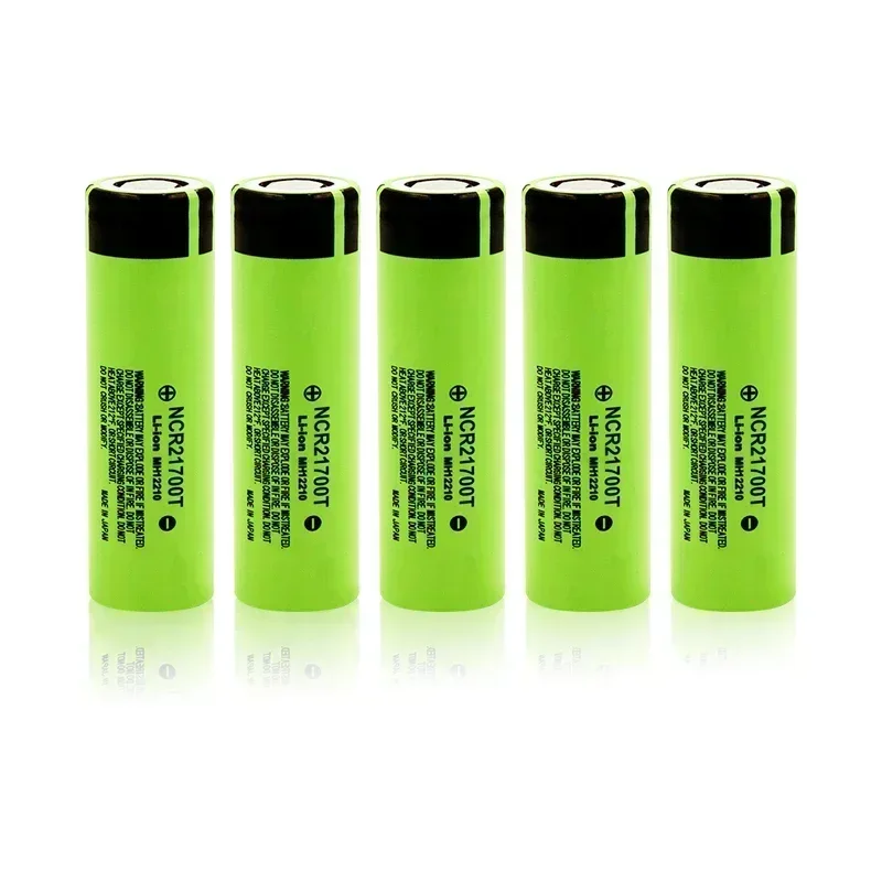 21700 NCR21700T Lithium Rechargeable Battery 4800mAh 3.7 V 40A High-discharge Battery High-drain Li-ion Battery BASONKALA