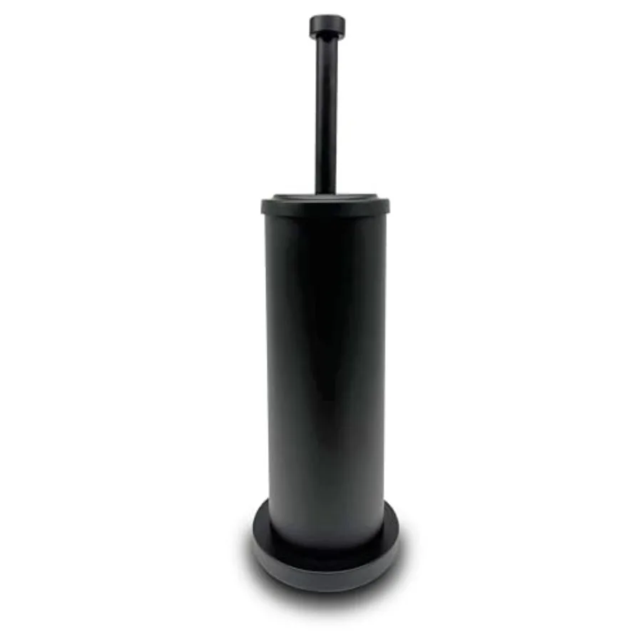 

Matte Black Toilet Bowl Brush with Holder Durable Bathroom Cleaning Tool Modern Design for Easy Toilet Maintenance Bathroom Cle