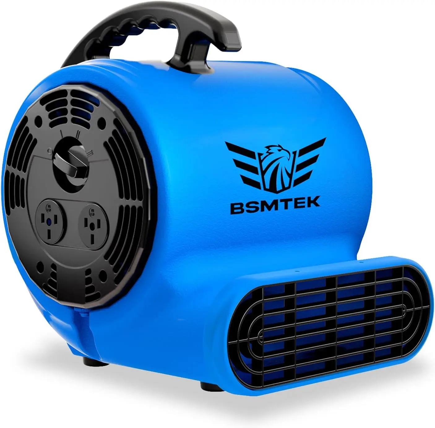 

Industrial Floor Blower Fan, 1200CFM Air Mover with 3 Speeds, Adjustable Angles for Carpet Drying