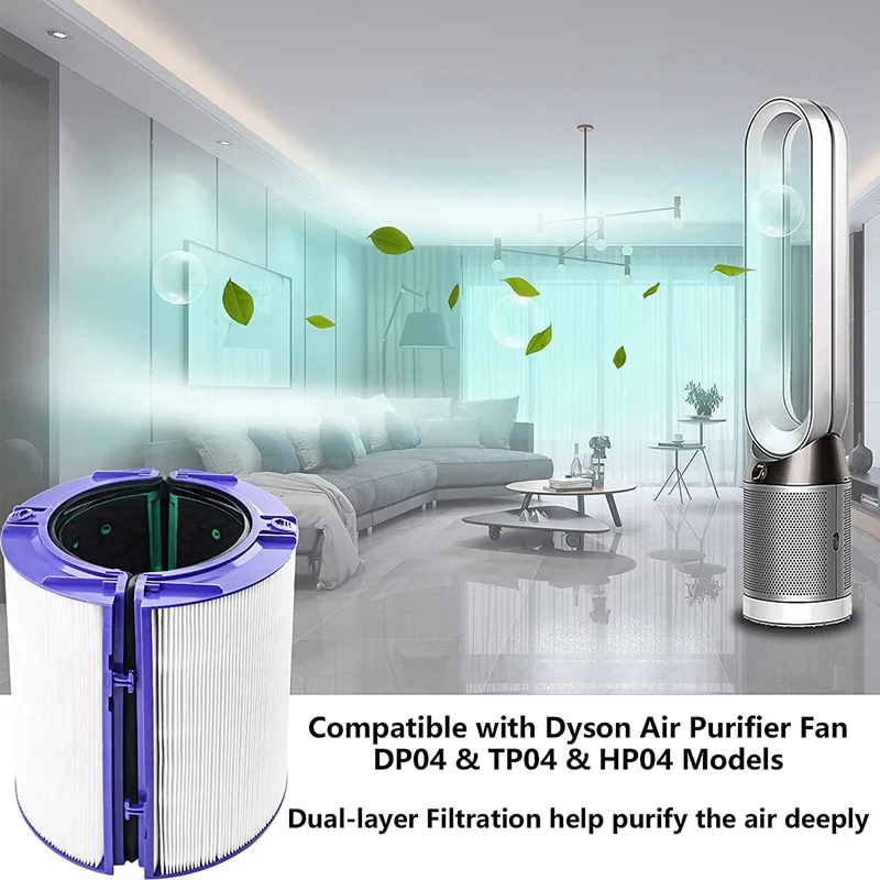 Top Bán Thay Thế Bộ Lọc Hepa Cho Dyson HP04 TP04 DP04 TP05 DP05 Máy Lọc Không Khí Kính Lọc HEPA & Than Hoạt Tính bộ Lọc