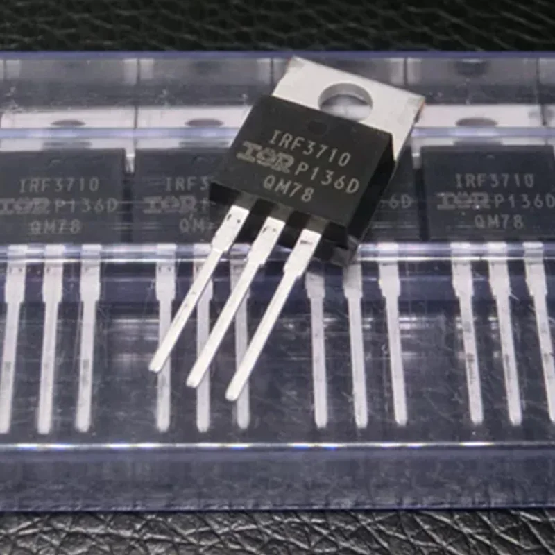 10 Brand New Original Irf3710Pbf Irf3710 To-220 N-Channel 100V/57A In-Line Mosfet Field-Effect Transistors