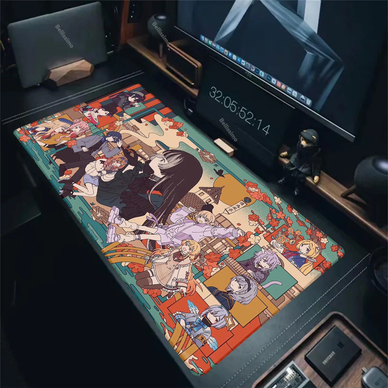 

Anime Girl Desk Mat Juufuutei Raden Mouse Pad PC Cabinet Pad E-Sports Carpet Rug Gaming Accessories Gamer XXL Keyboard Tablemat