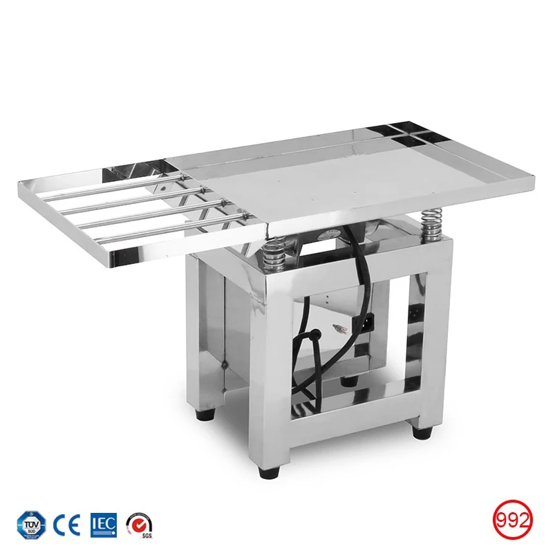 NP-992 آلة هزاز الشوكولاتة العمودية لمتجر الحلوى ومعالجة الشوكولاتة وفحص الشوكولاتة