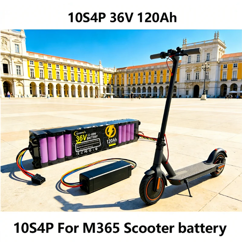 

MNMA 36V 120000mAH 18650 lithium-ion battery pack ,for Xiaomi M365 M356 Pro dedicated ,Range of 30 kilometers