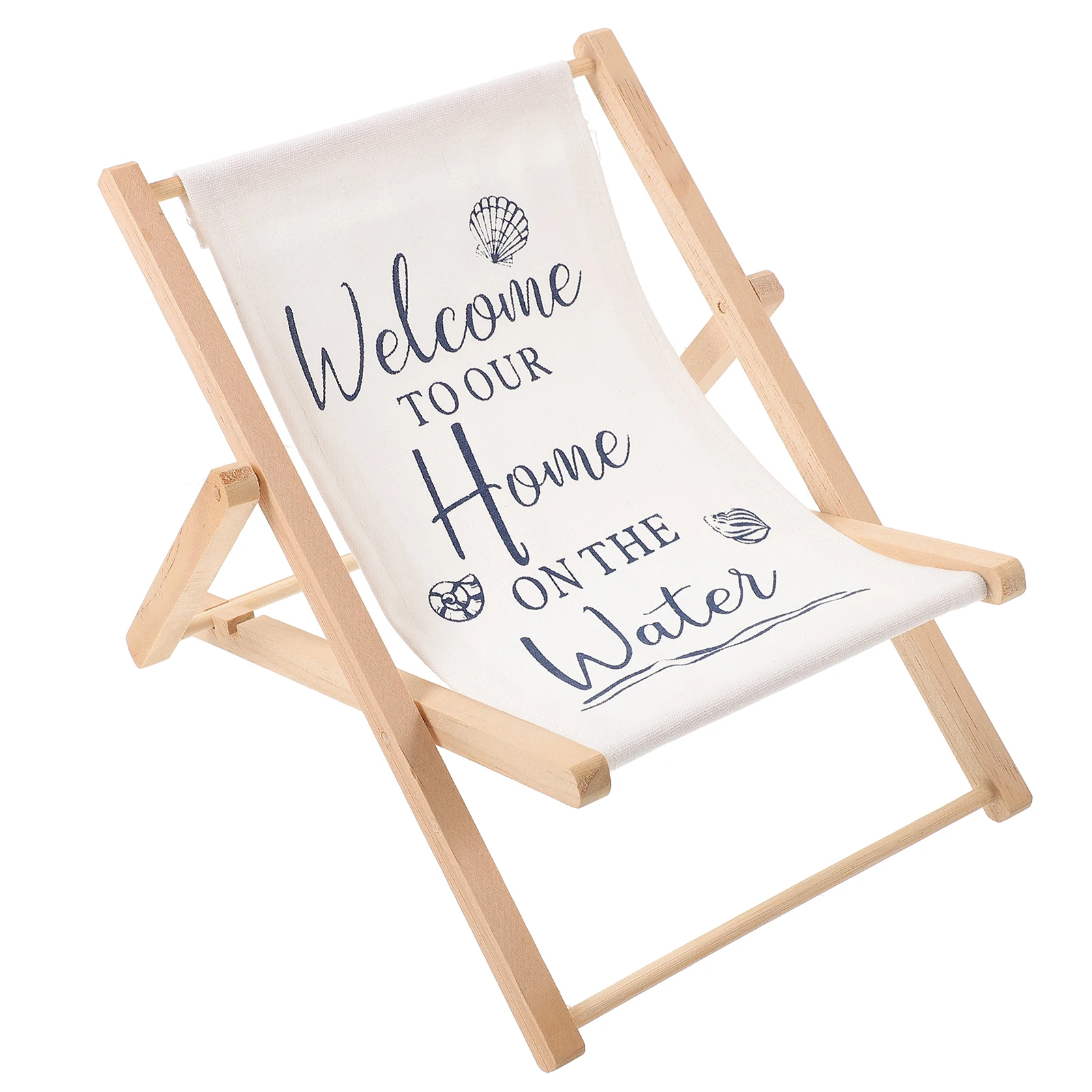 

Desktop Large Beach Chair Ornaments Office Chairs Family Cloth Home Decor Miniature
