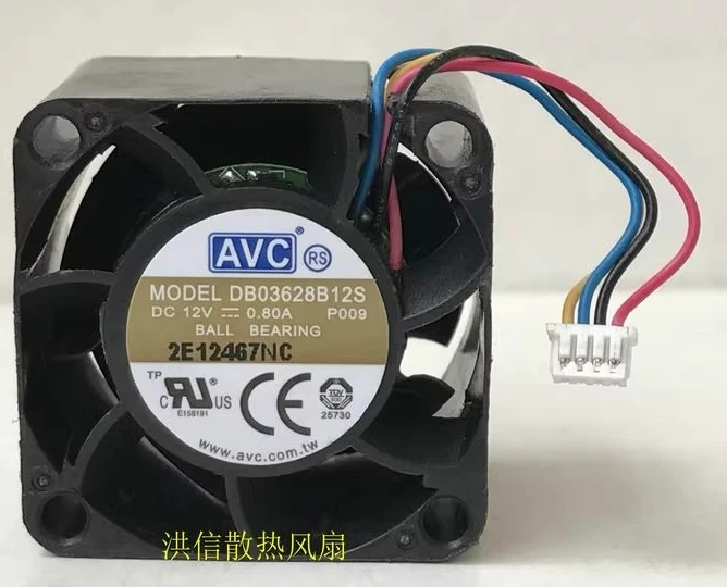 

Оригинальный новый вентилятор-кулер для AVC DB03628B12S 12 В 0,80 А 3,6 см охлаждающий вентилятор 36*36*28 мм