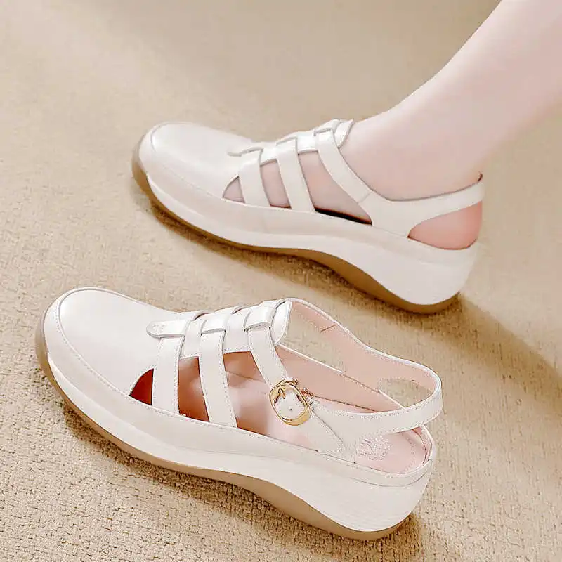 

Суперлегкая женская обувь с открытой спиной для среднего возраста, уличные сандалии, одноразовые тапочки, кроссовки, спортивные оригинальные