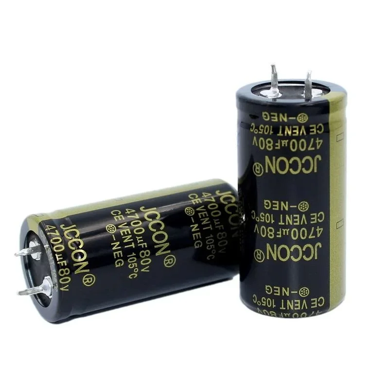 80v4700uf JCCON Thick-foot Electrolytic Capacitor Volume 25x50  Inverter Power