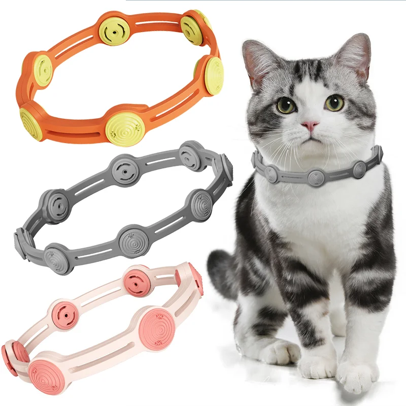 

Adjustable Flea & Mosquito Collar for Cats & Dogs - Outdoor Insect Repellent Anti-Flea for Pets Insect Repellent Cat Collar