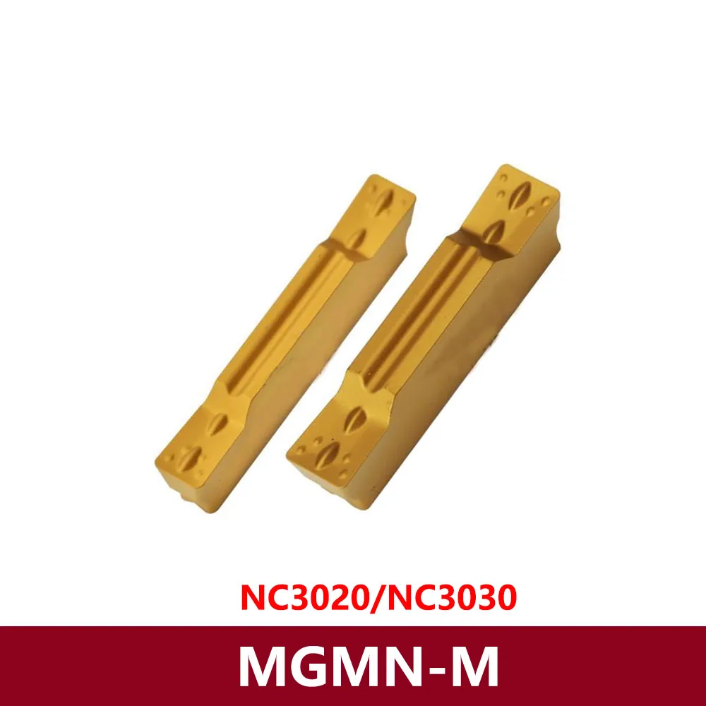 Original MGMN200-M MGMN250 MGMN300 MGMN400 MGMN500 MGMN600 M NC3030 NC3020 Carbide Inserts CNC Lathe Cutter Grooving Tools MGMN