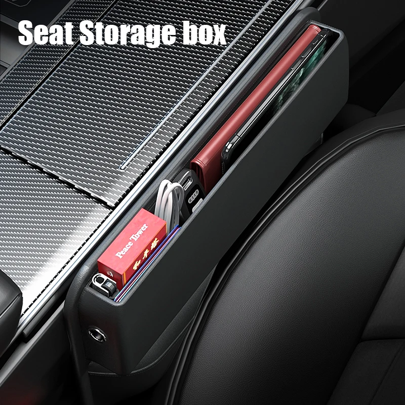 Car accessories hard storage box car seat storage bag classification management suitable for all car model modifications