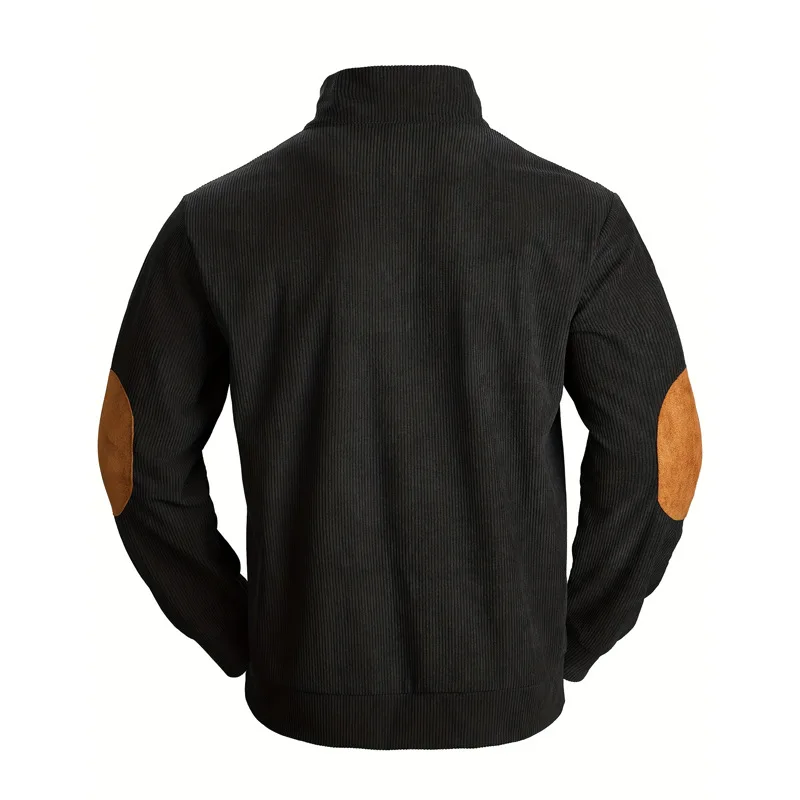 Spring Fall New Men's Jacket Pullover Men Long-sleeved Sweatshirt New Outdoor Sports  Casual Patchwork Sweatshirt Men's Clothes