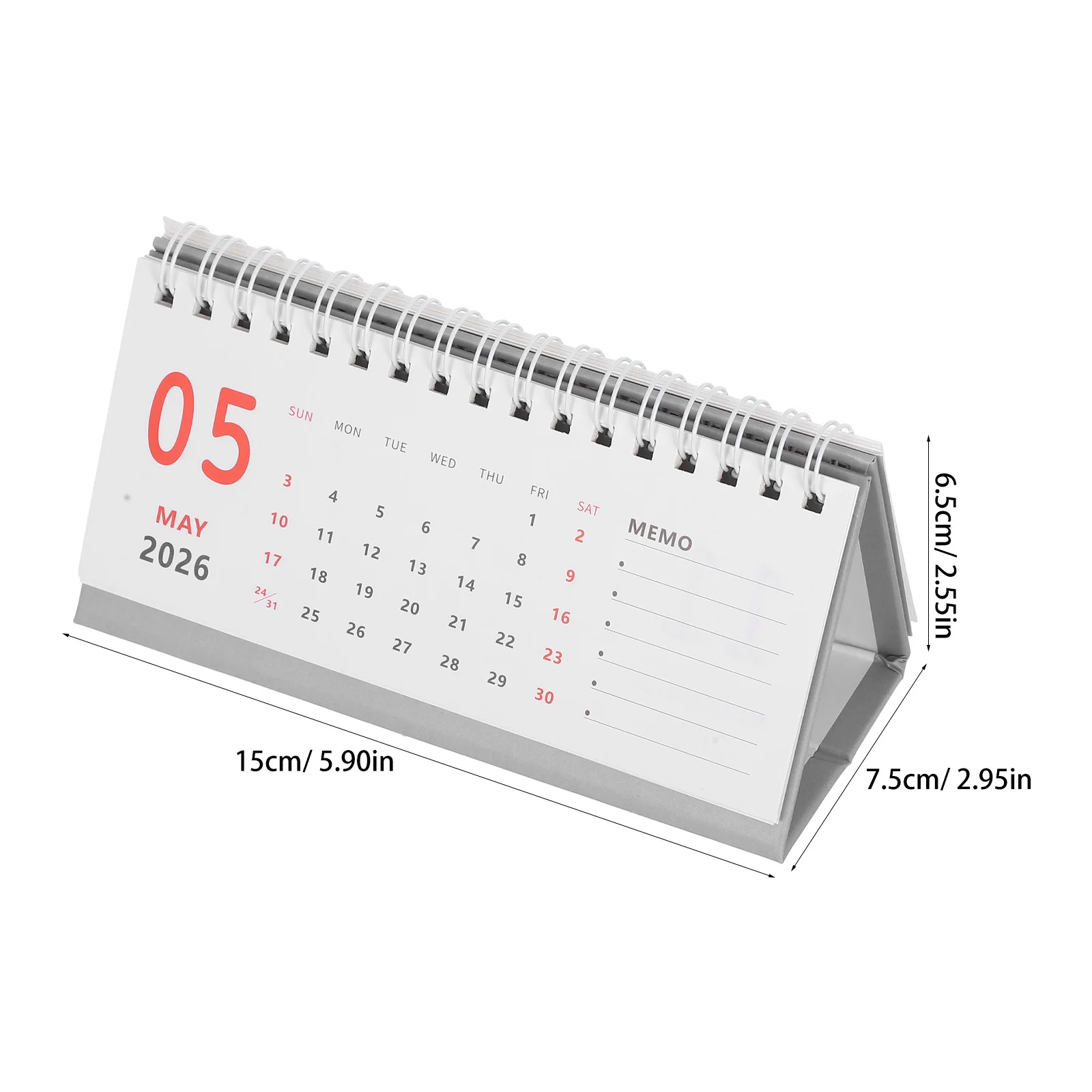 2025-2026 pequeno mini calendário de mesa em pé flip planejador mensal economia de espaço escritório casa agenda diária organizador