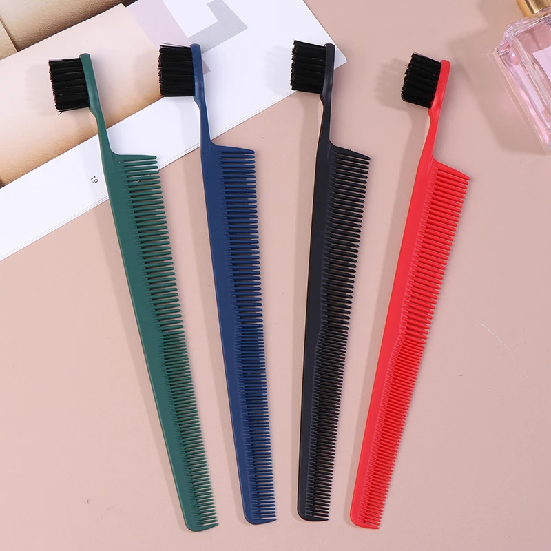 Hairline Broken Hair Grooming Comb And Eyebrow Brush Dual Comb Double Head Eyebrow Eyelash Makeup Grooming Tool For Women Girls