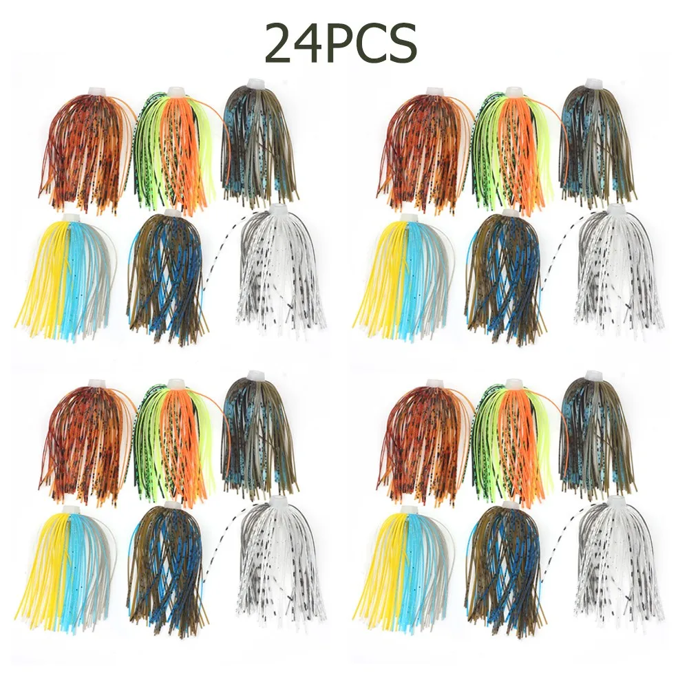 6/12 Stuks Bass Jigs Rokken 64 Mm Buzzbait Baits Wobbler Rubber Rok Diy Visgerei Craft Voor Snoekbaarzen vissen Lokt