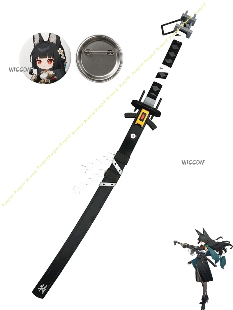Zenless Zone Zero Hoshimi Miyabi Cosplay Samurai Katana Prop Handheld Cos Sword for Anime Expo & Halloween Party