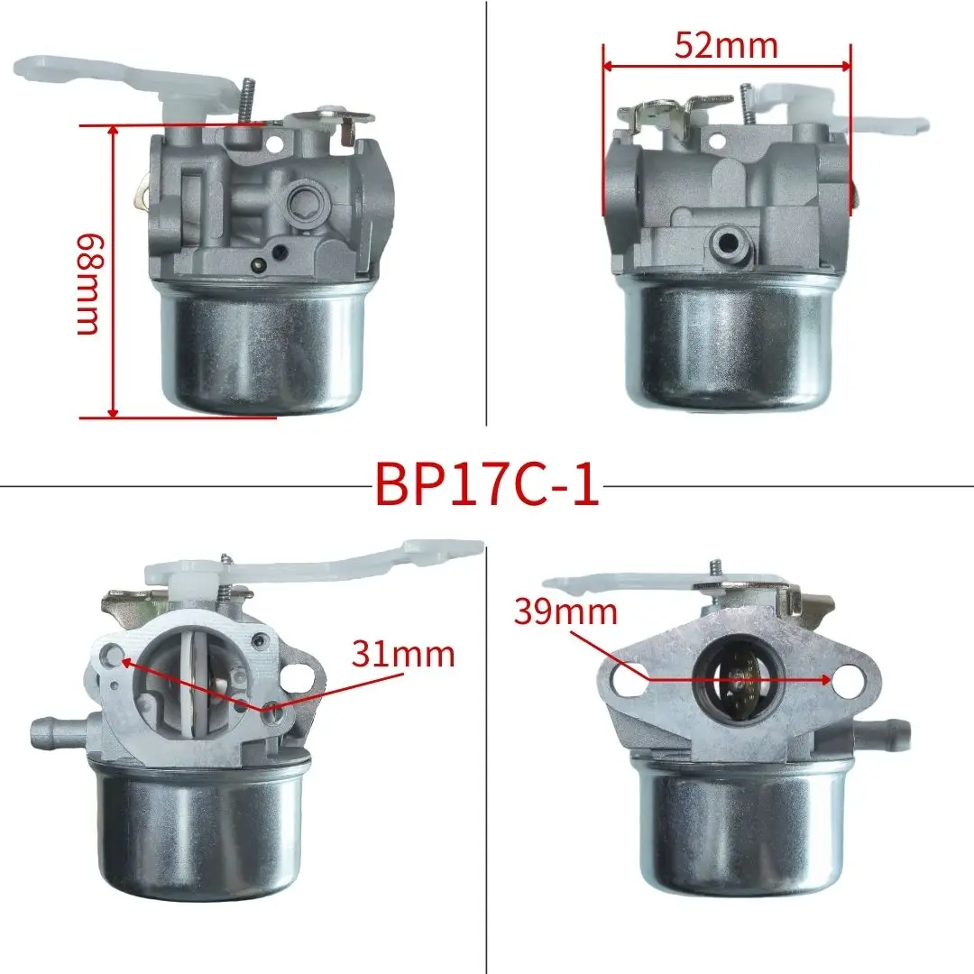 

Engines Carburetor with Gaskets For Briggs & Stratton 697029 698055 694203 690610 690152 121602 122612 122602 121612