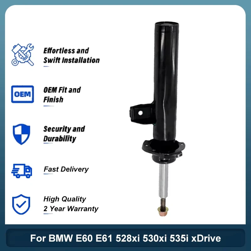 

Front Left Shock Absorber 31306772221 Fit BMW E60 E61 528xi 530xi 535i xDrive 31306772221 31316786517 31316786519