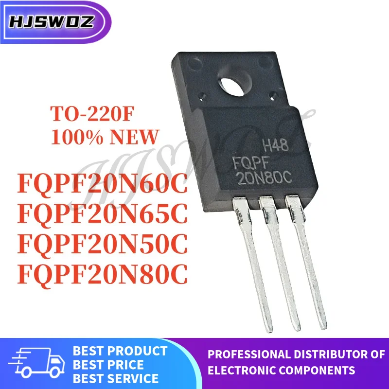 10PCS 새로운 FQPF20N60 FQPF20N60C FQPF20N65 FQPF20N65C FQPF20N50 FQPF20N50C FQPF20N80 FQPF20N80C TO-220F MOSFET 재고 있음