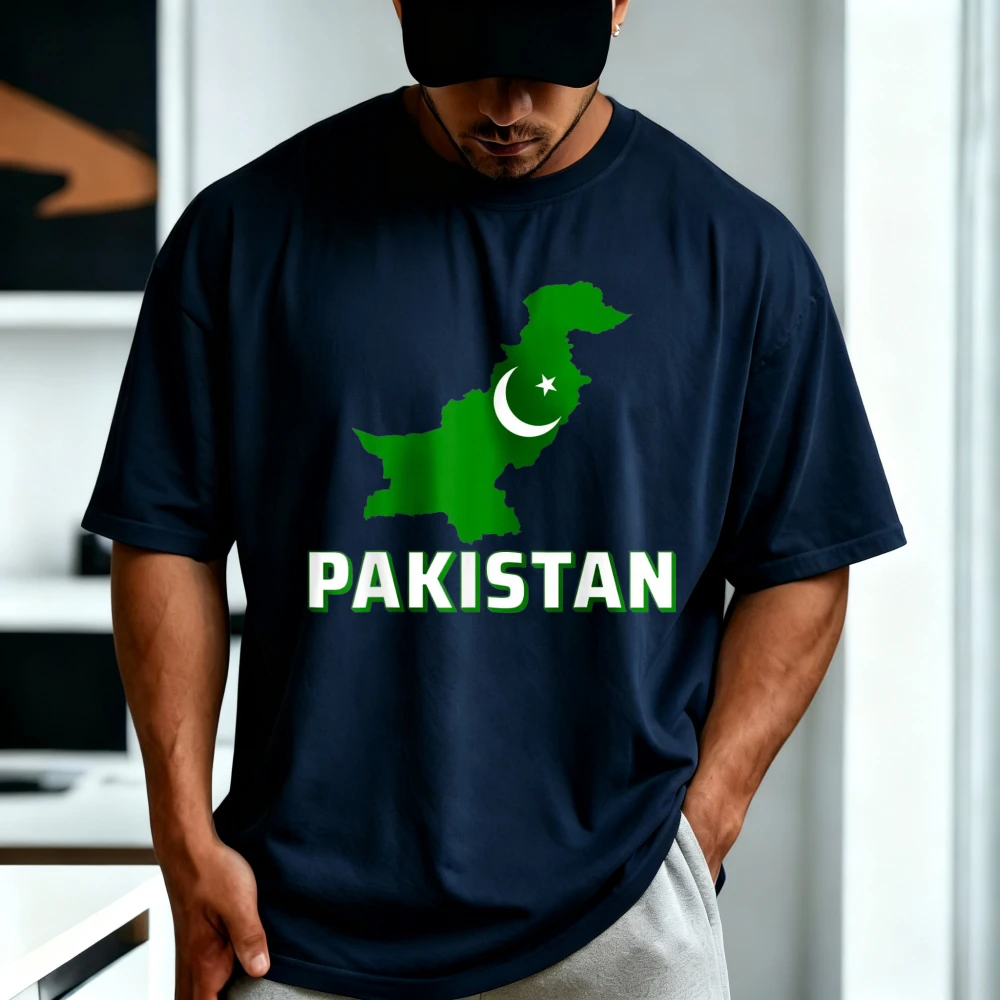 Pakistani Flag Patriotic Arabic Pakistan Pride T-Shirt Fashion Casual Breathe Comfort Short Sleeve O-neck Man Women Clothing
