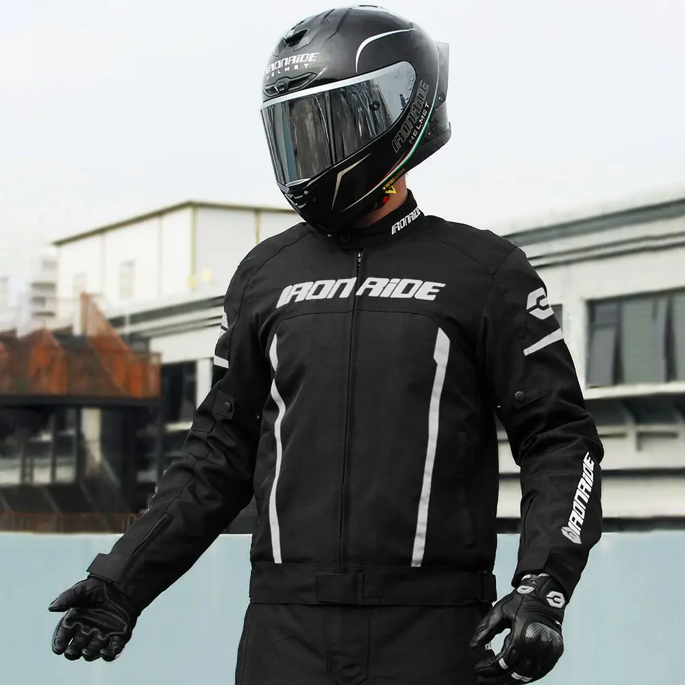 

Motorcycle Jacket Winter Waterproof Motorbike Racing Jacket Nighttime Reflection Moto Clothing With EVA Protection Moto Jacket